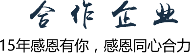 合 作 企 业15年感恩有你，感恩同心合力